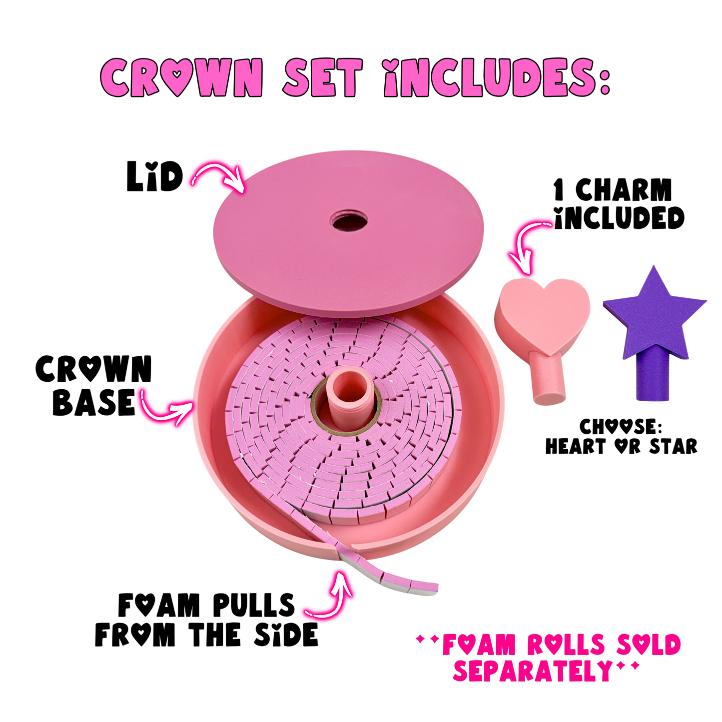 CF Foam Tower™ – Crown Set