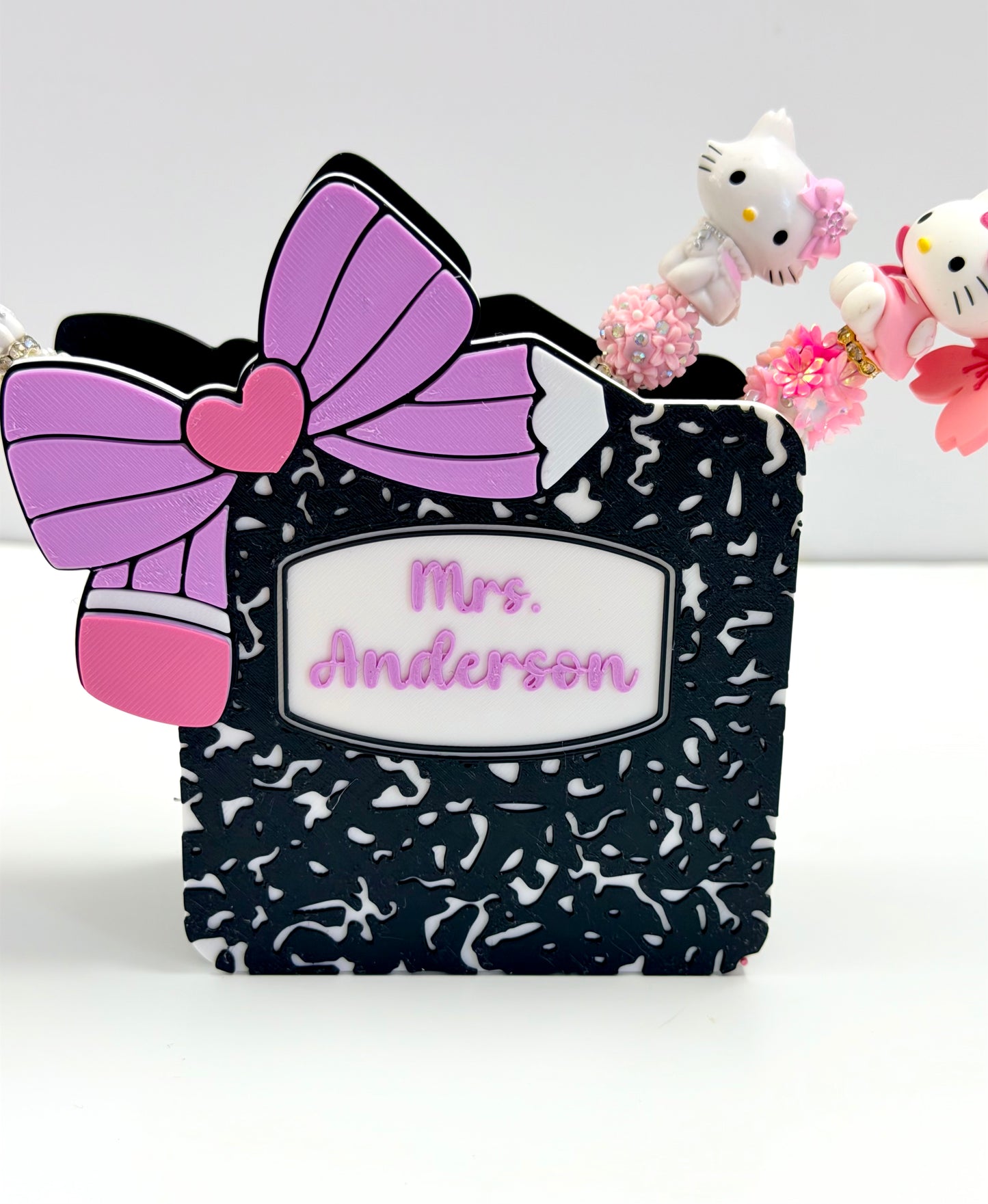 Personalized Teacher Desk Set - 3D Printed