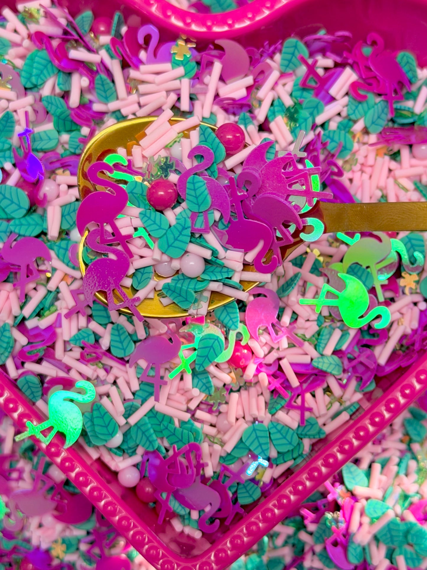 Confetti Mix 💕 | Tropical Flamingo 🦩🌿