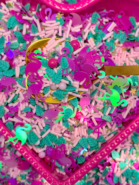 Confetti Mix 💕 | Tropical Flamingo 🦩🌿