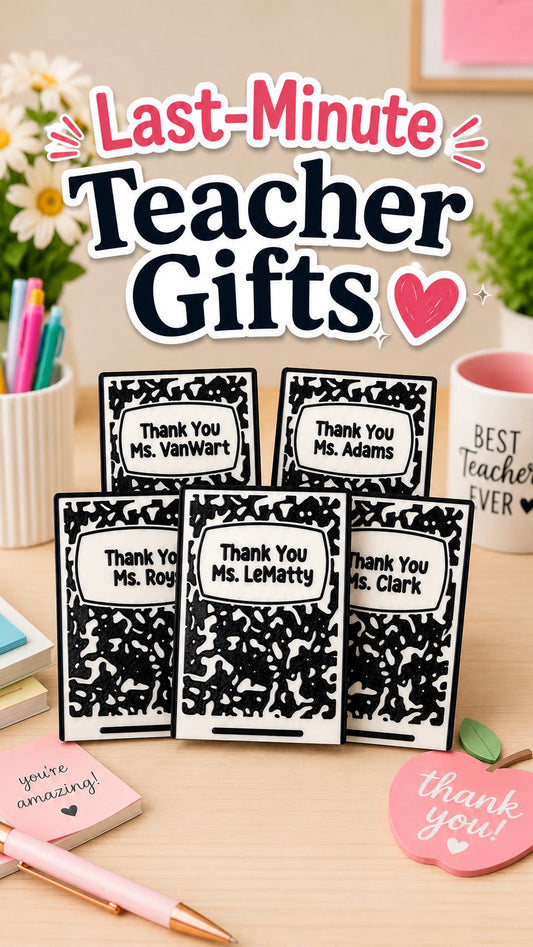 Teacher Gift Card Holder - 3D Printed